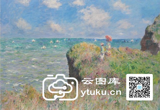 在普维尔的悬崖上散步