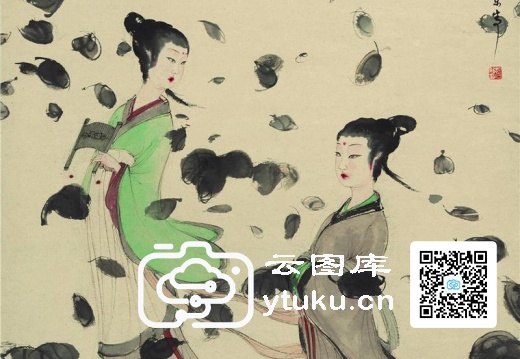 湘君湘夫人(纸本)