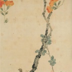 花卉四屏之一