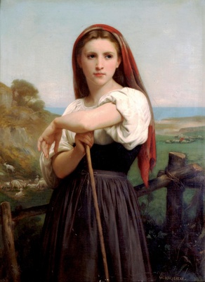 %22威廉·阿道夫·布格罗，1825年生于法国拉罗谢尔，是一名画