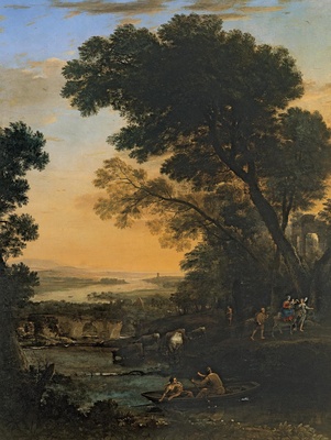 克劳德·洛兰，法国著名画家，1604 出生于法国东北部洛兰公国的